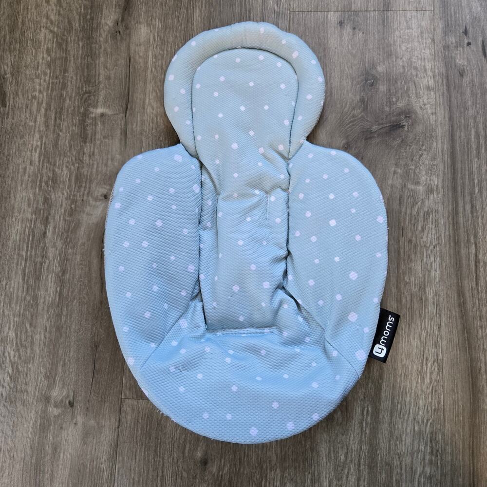 4Moms Newborn Insert Light Teal Polka Dot - Mamaroo Bounceroo Rockaroo